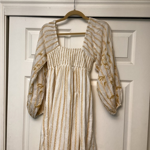 💥PRICE DROP💥 Anthropologie Embroidered Sweetheart Maxi Dress - Picture 9 of 10